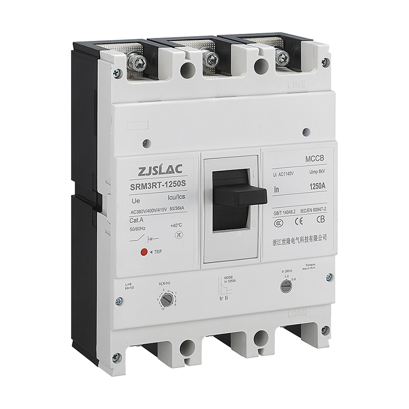 MCCB ajustável TM 800A 1000A 1250A 3P (3P + N) 0,7-1,0 pol.