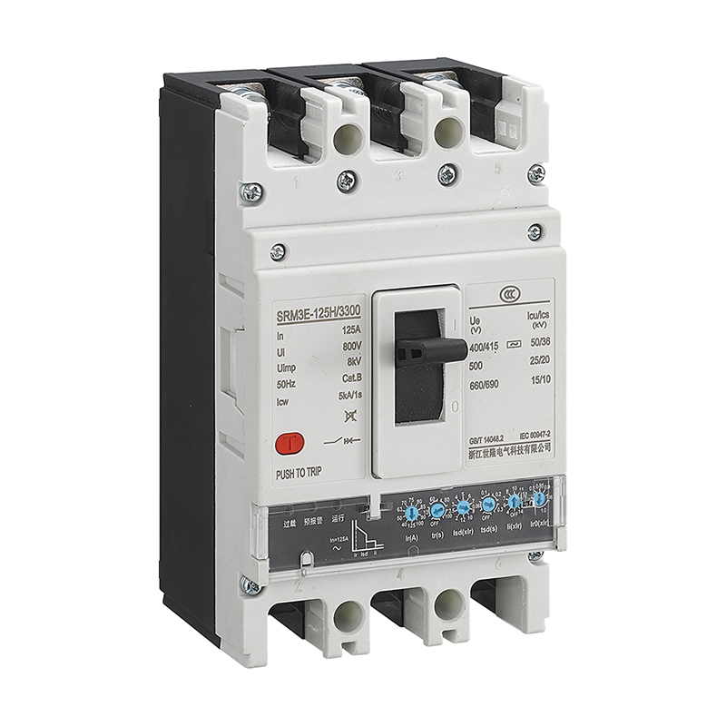 MCCB eletrônico ajustável 160A 0,4-1,0 pol.